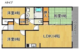 サニーコート中町の物件間取画像